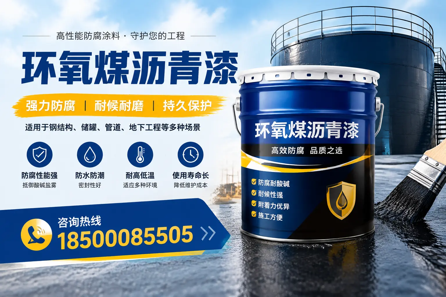 环氧煤沥青漆在工业中的应用，曲靖企业的选择